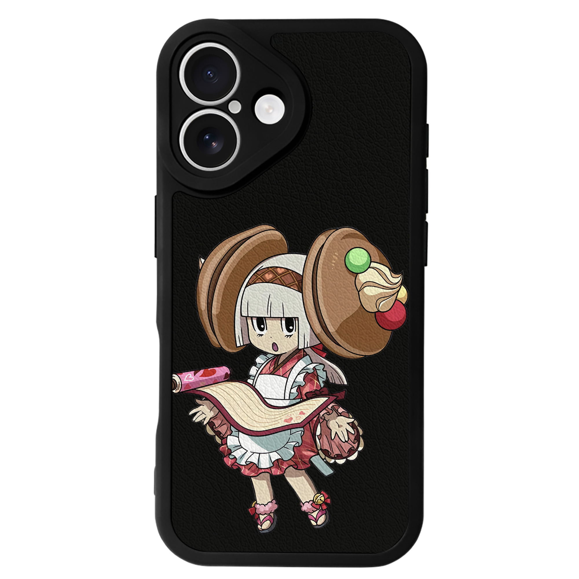 （画像用） 妖怪ウォッチ Yo-kai Watch 【iPhone 16シリーズ対応】シリコンスマホケース（レザー調） 材質：シリコン